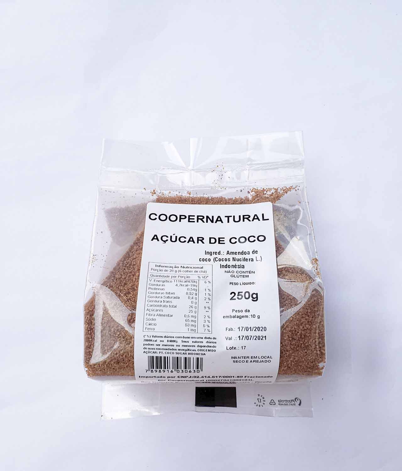 Açúcar de Coco Orgânico