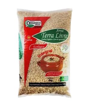 Arroz Integral Orgânico (1kg) - Terra Livre