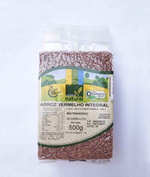 Arroz Vermelho Integral Orgânico (500g) - Coopernatural