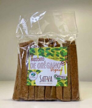 Biscoito Integral de Orégano Orgânico