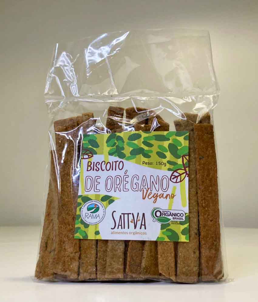Biscoito Integral de Orégano Orgânico