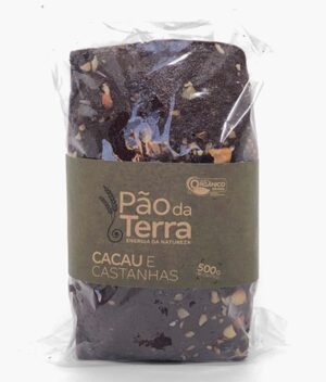 Bolo de Cacau e Castanhas Orgânico