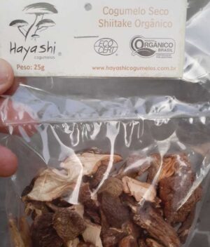 Cogumelo Shitake Seco Orgânico (25g) - Hayashi