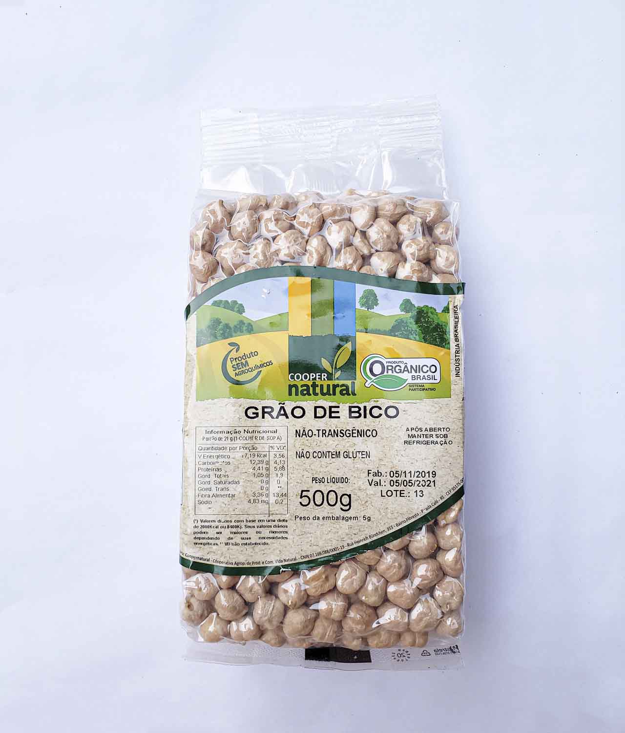 Grão de Bico Orgânico