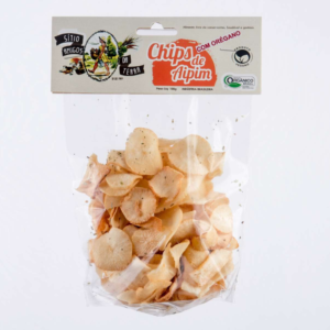 Chips de Aipim com Orégano Orgânico (100g) - Amigos da Terra