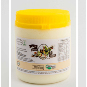 Iogurte Natural Desnatado Orgânico (800g) - Sítio Pé na Terra