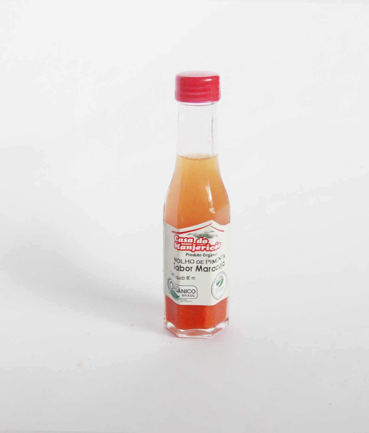 Molho de Pimenta e Maracujá Orgânica (80ml) - Casa do Manjericão