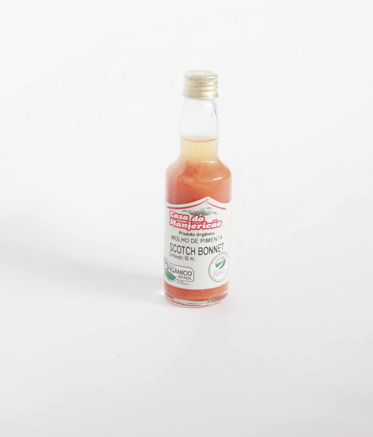 Molho de Pimenta Extra Forte (SCOTCH BONNET) Orgânica (60ml) - Casa do Manjericão