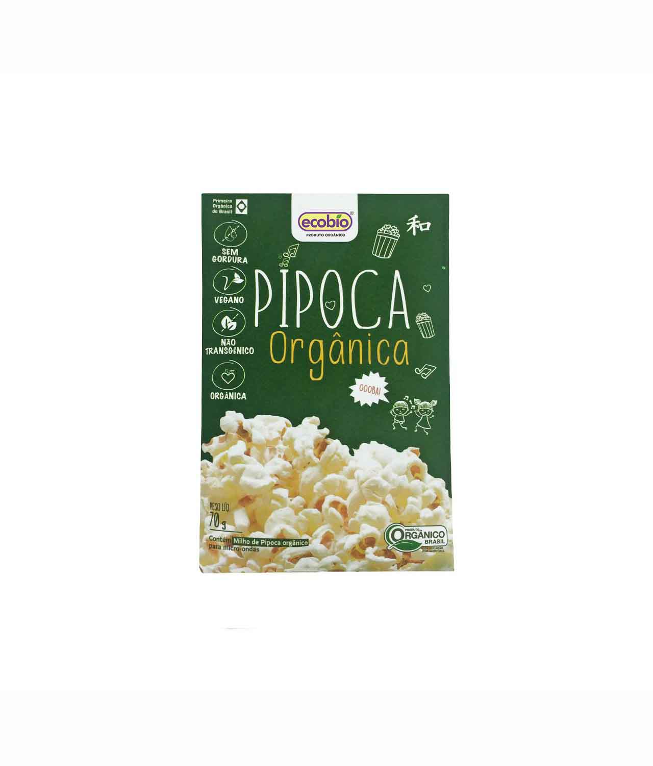 Pipoca Microondas Orgânica