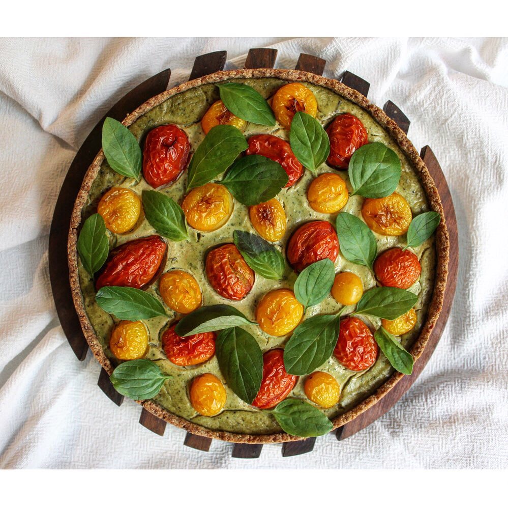 Torta de tomates orgânicos