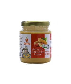 Manteiga de Amendoim Integral Orgânico (210g) - Onveg