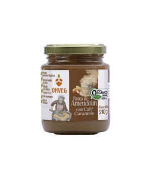 Pasta de Amendoim com Café Caramelo Orgânico (210g) - Onveg
