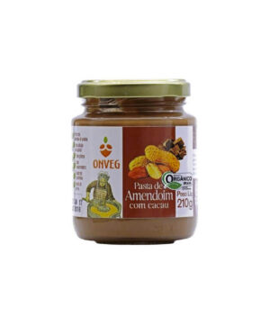 Pasta de Amendoim com Cacau Orgânico (210g) - Onveg