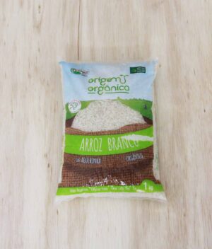 Arroz Branco Agulhinha Orgânico (1kg) - Origem Orgânica