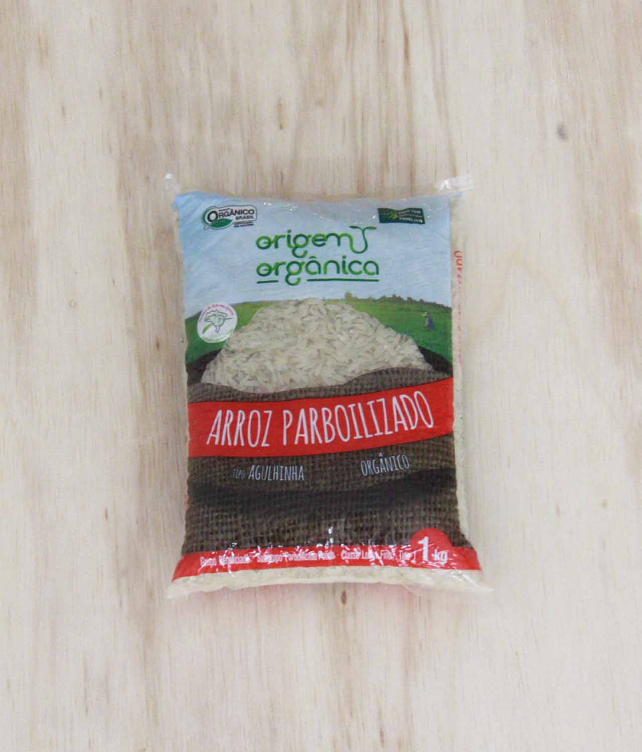 Arroz Parbolizado Orgânico (1kg) - Origem Orgânica