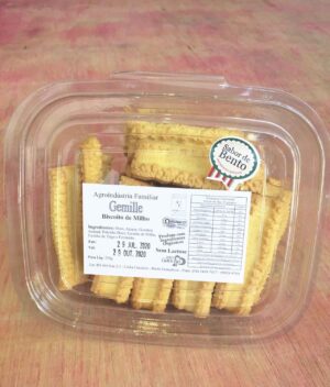Biscoito de Milho Orgânico (250g) - Gemille