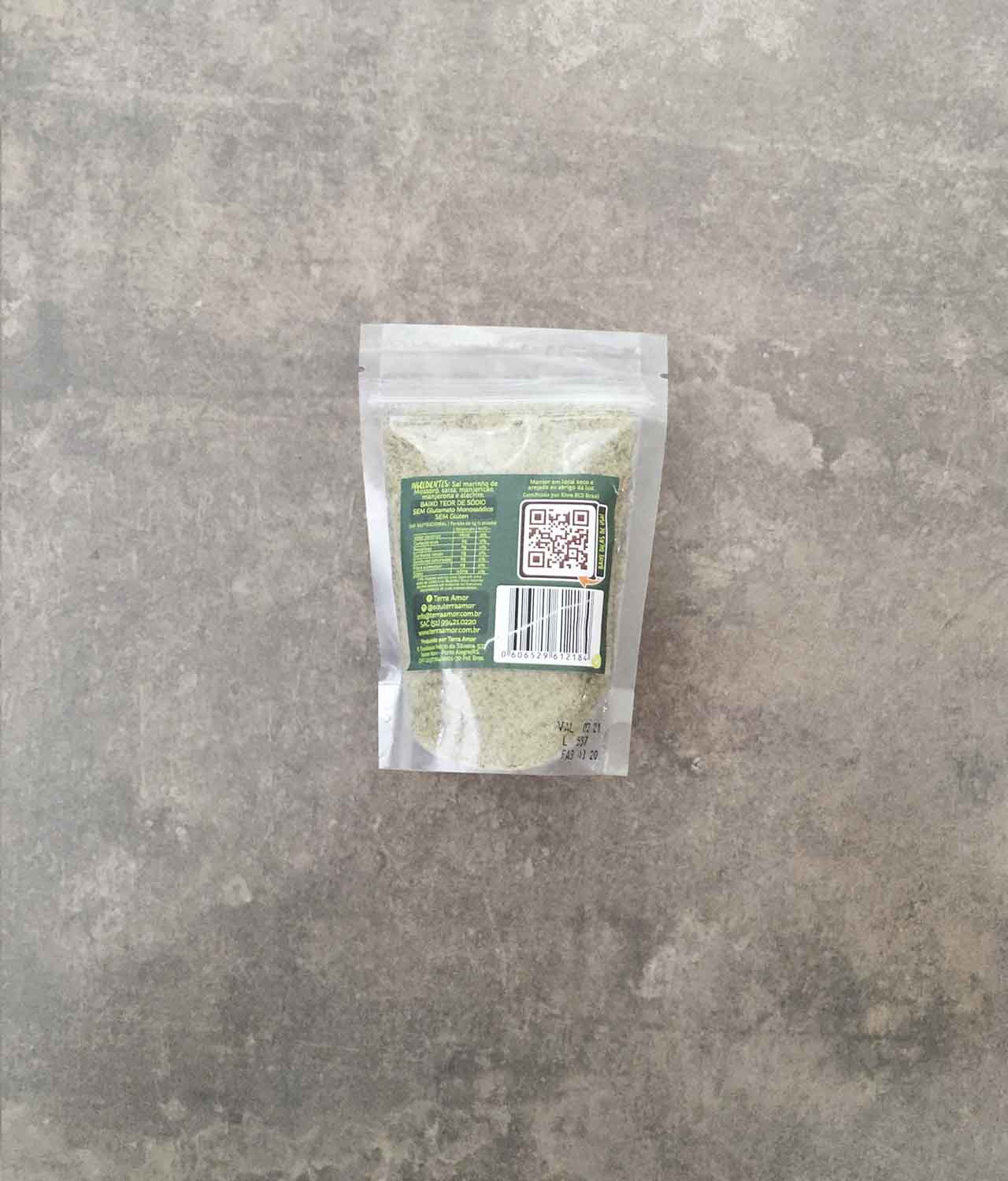 Sal Marinho Temperado Orgânico (250g) - Imagem 2