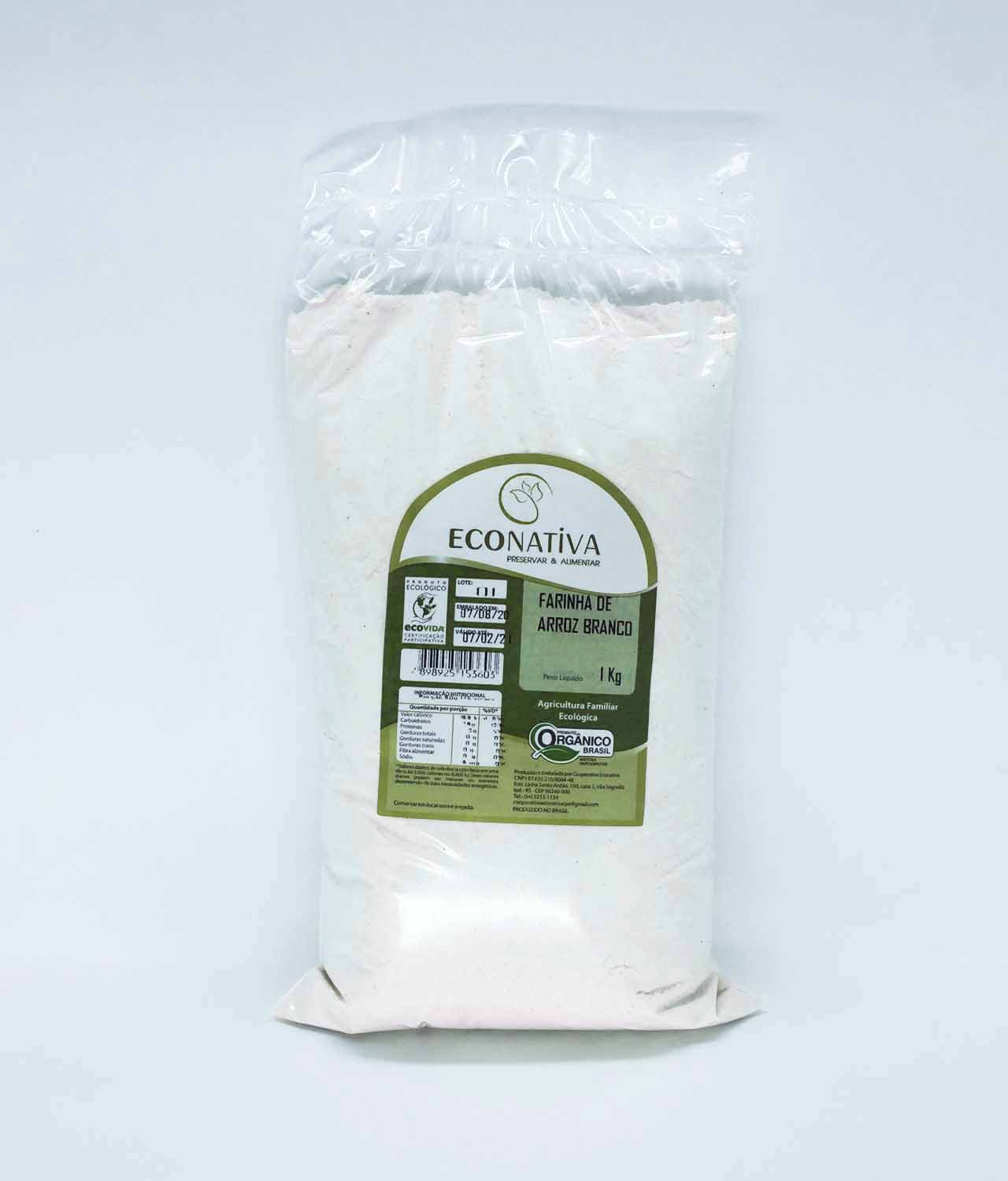 Farinha de Arroz Orgânica