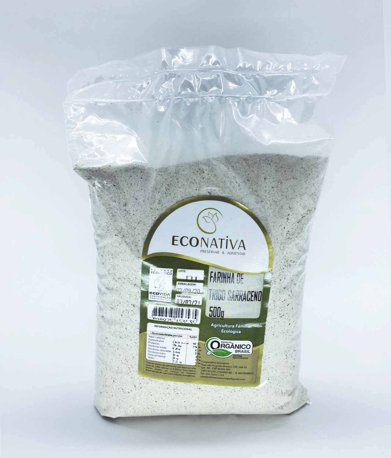 Farinha de Trigo Sarraceno Orgânica