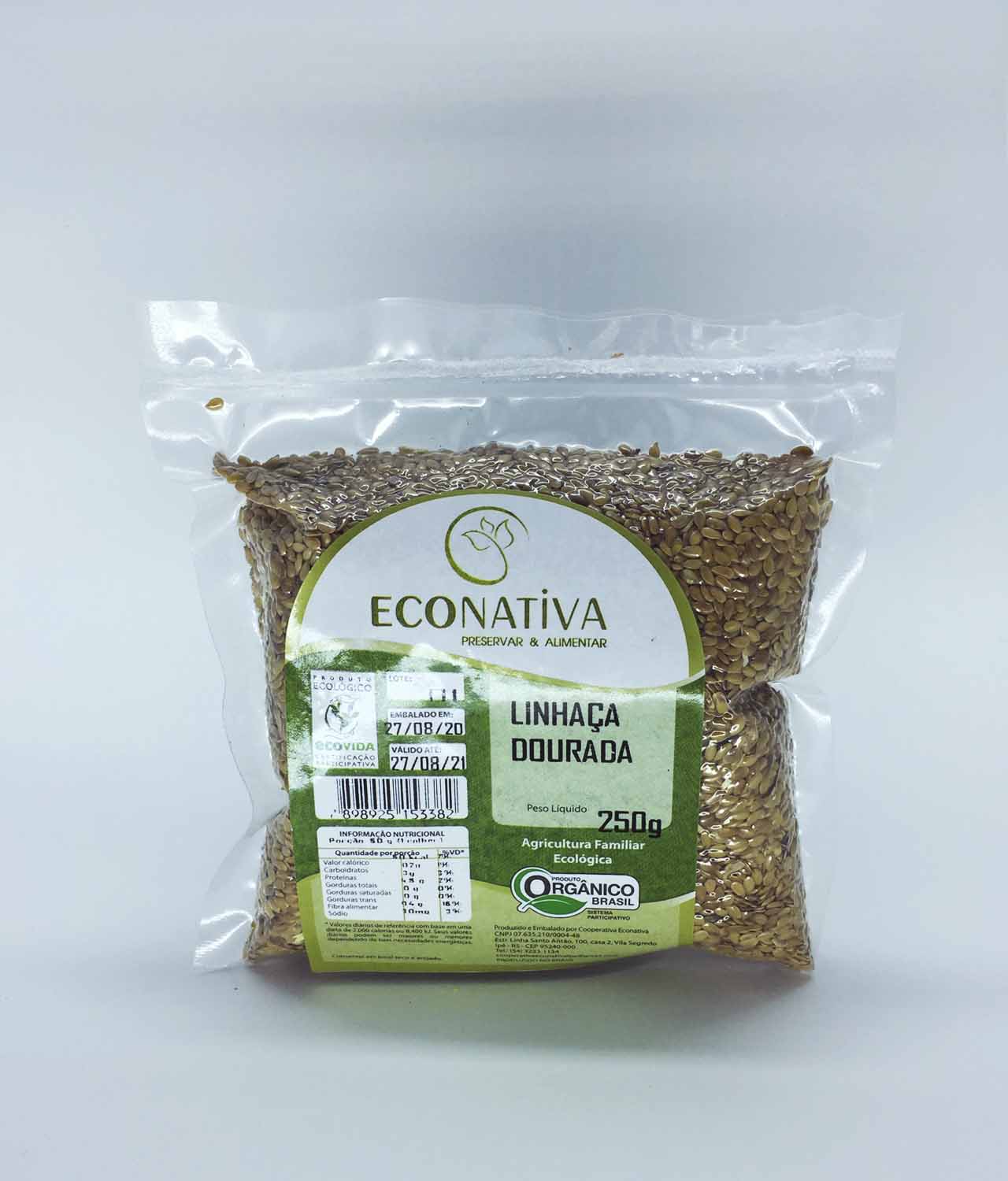 linhaça dourada orgânica