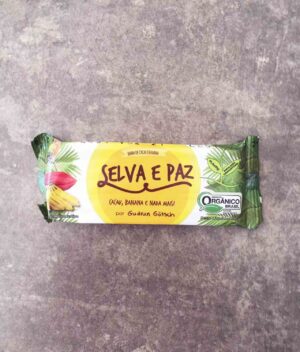 Barra de Cacau e Banana Orgânica