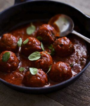 Almôndegas ao Molho Pomodoro Orgânico