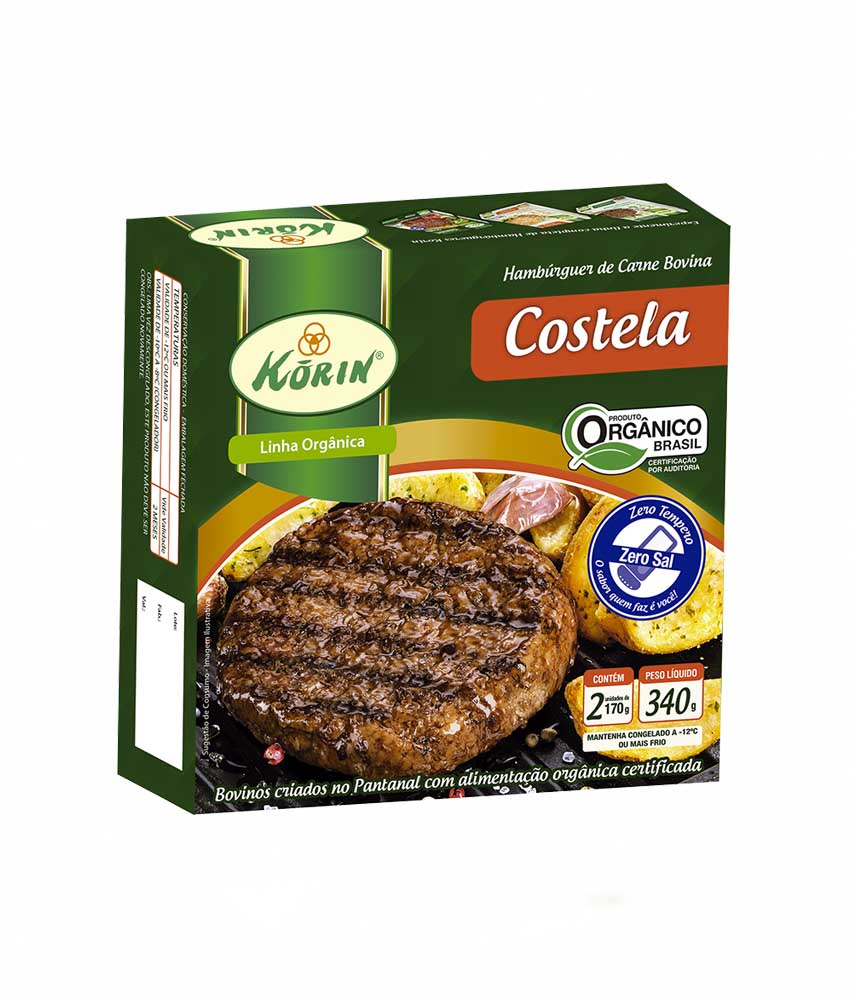 Hamburguer de Costela Bovina Orgânica