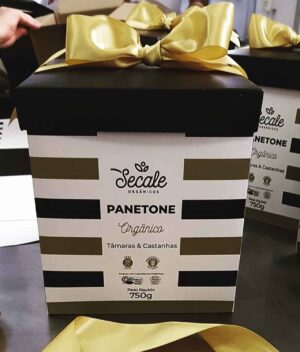 Panetone de Tâmaras e Castanhas Premium Orgânico
