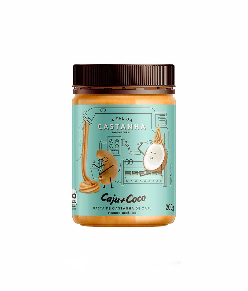 Pasta de Castanha de Caju com Coco Orgânica