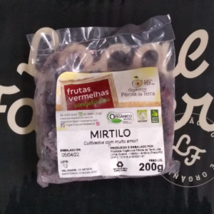 Mirtilo Congelado Orgânico (200g) - Pérola da Terra