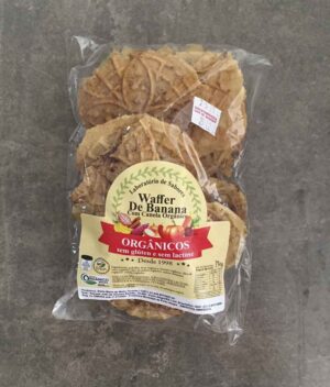 Waffer de Banana com Canela Orgânico