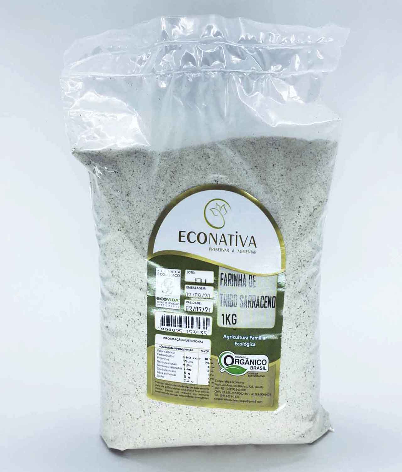 Farinha de Trigo Sarraceno Orgânica