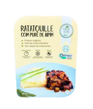 Ratatouille com Purê de Aipim Orgânico