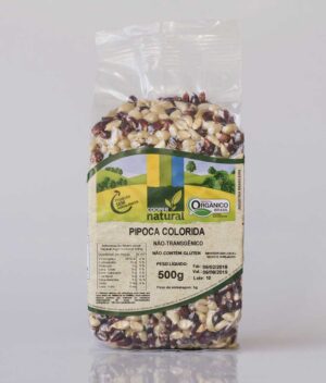 Pipoca Colorida Orgânica