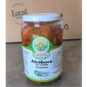 Abóbora em Calda Orgânica (680g) - Delícias Carlotto