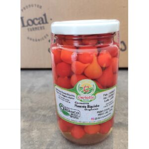 Conserva de Pimenta Biquinho Vermelha Orgânica (230g)