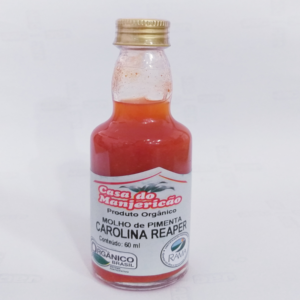 Molho de Pimenta Carolina Reaper Orgânica (60 ml) - Casa do Manjericão