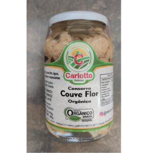 Conserva de Couve-flor Orgânica (570g) - Delícias Carlotto