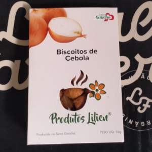 Biscoitos de Cebola (80g) - Produtos Lilien