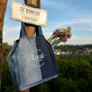 Ecobag de Retalhos de Jeans - Local Farmers