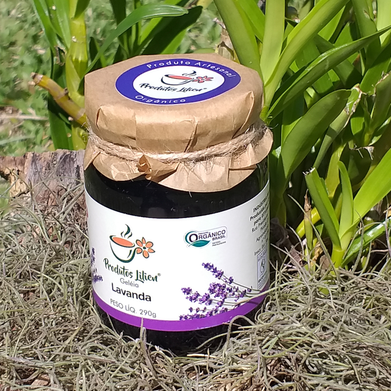 Geleia de Lavanda Orgânica (290g) - Produtos Lilien