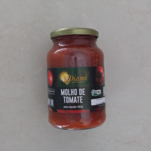 Molho de Tomate Orgânico (585g) - Diami Produtos Orgânicos