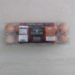 Ovos Vermelhos Coloniais (aprox. 660g/dz) - Sítio Arvoredo