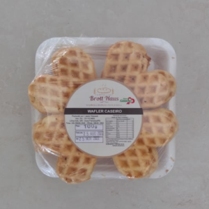 Wafler Artesanal Caseiro Sem Glúten e Sem Lactose (100g) - Brott Haus