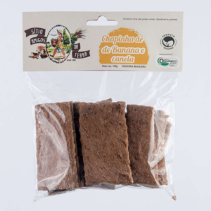 Chapinha Orgânica de Banana e Canela (100g) - Sítio Amigos da Terra