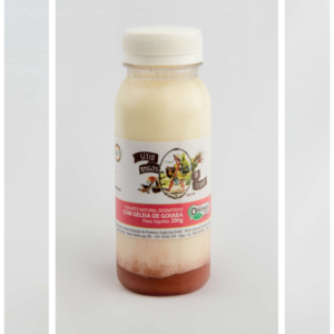 Iogurte Natural Desnatado Orgânico com Geleia de Goiaba (200g) - Sítio Amigos da Terra