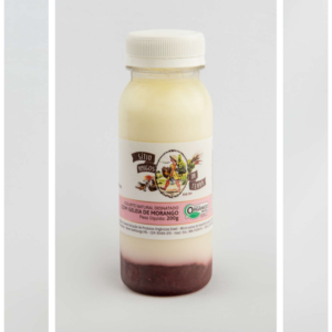 Iogurte Natural Desnatado Orgânico com Geleia de Morango (200g)