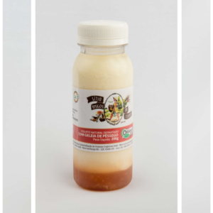 Iogurte Natural Desnatado Orgânico com Geleia de Pêssego (200g) - Sítio Amigos da Terra