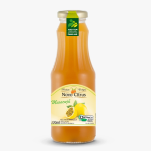 Suco de Maracujá Orgânico (300ml) - Novo Citrus