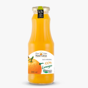 Suco de Laranja Integral Orgânico (300ml) - Novo Citrus